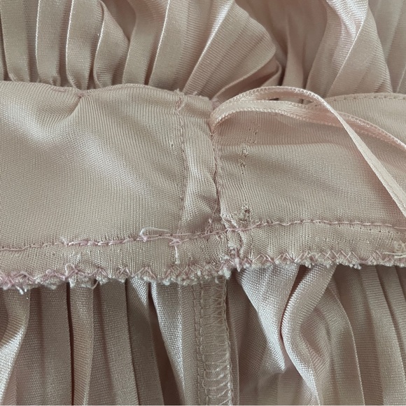 MNG SUIT TALKA Pleated Top Pink Polyester Women’s XS - Picture 8 of 9